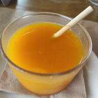 Batido de zanahoria, manzana y jengibre at Torreón in Benicassim