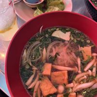 Pho vegano ,dumplings , limonada de jazmín.   at Chi Thu - Leopoldstraße in Munich