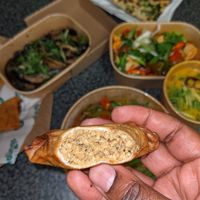 No-Meat Samosas #Veganuary at Dhalings Kitchen in Birmingham