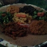 vegan meal for 2...yummy! at Cafe Desta in Tucson