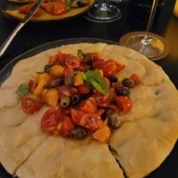 Focaccia ligure con verdure at Shape in Cerea