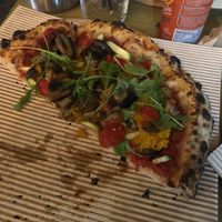 Vegan pizza  at Salento in Thessaloniki