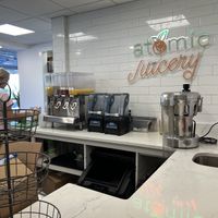 A new juice addition to the cafe  at Atomic Cafe in Beverly