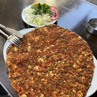 Vegan lamaçun  at Kimyon Kadiköy in Istanbul