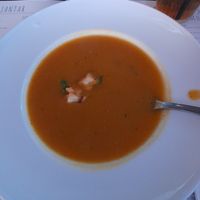 Vegetable cream soup at Munich in Lagos