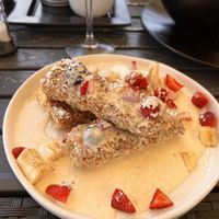 Vanilla French toast rolls  at Munich in Lagos