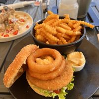 Chicken burger   at Munich in Lagos