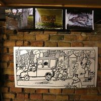 decoration at Macska in Budapest