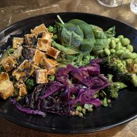 Tofu bowl at Ravintola Kilpis in Kilpisjarvi