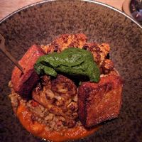Harissa "tofu" at Root Down - 33rd Ave in Denver