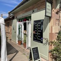 Outside at Out-there Artisan in Jedburgh