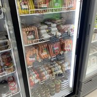 Huge selection of vegan meats at Vegetus - Bessarabska Sq in Kyiv