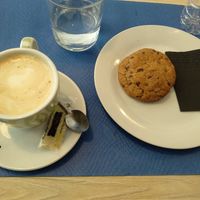 Cookie vegana at Dídola in Zaragoza