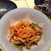 eggplant salad at Veganees in Amsterdam