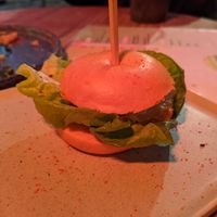 Pulled jackfruit BAO bun at Veganees in Amsterdam