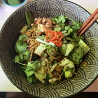 Shanghai fry noodles  at Veganees in Amsterdam