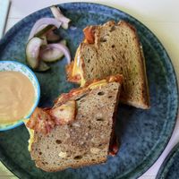 Kimchi Toastie   at Veganees in Amsterdam