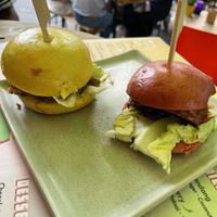 Bao buns  at Veganees in Amsterdam
