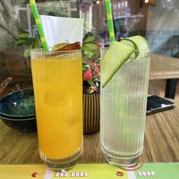 Nice drinks  at Veganees in Amsterdam