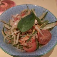 Papaya salade at Veganees in Amsterdam