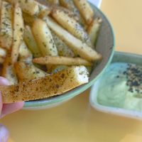 Umami fries at Veganees in Amsterdam