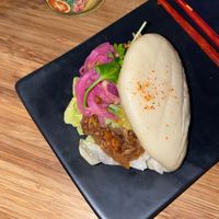 Bao bun  at Veganees in Amsterdam