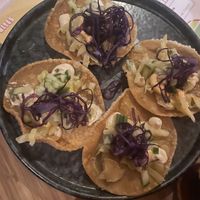 Asian pizza   at Veganees in Amsterdam