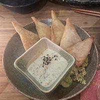 Samosa  at Veganees in Amsterdam