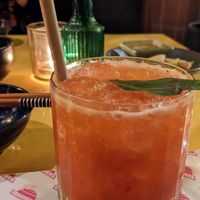 Strawberry fields forever cocktail at Veganees in Amsterdam