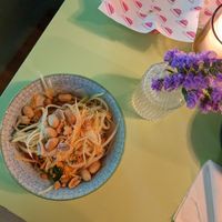 Papaya salad at Veganees in Amsterdam