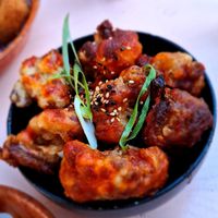 Fried cauliflower at Veganees in Amsterdam