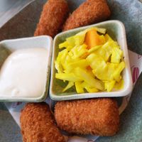 Kimchi Croquettes at Veganees in Amsterdam