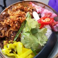 Indonesian rendang at Veganees in Amsterdam