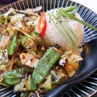 Shanghai fry at Veganees in Amsterdam