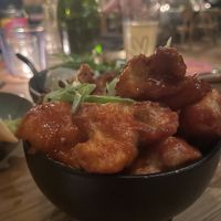 Coliflower wings  at Veganees in Amsterdam