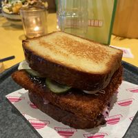 Katsu tempeh sando  at Veganees in Amsterdam