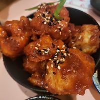 Korean Fried Culiflower at Veganees in Amsterdam
