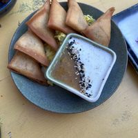 samosa  at Veganees in Amsterdam