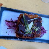 tempeh katsu  at Veganees in Amsterdam