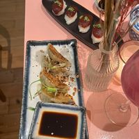 Gyoza, Nigiri🤤 at Veganees in Amsterdam