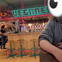 Interior at Veganees in Amsterdam