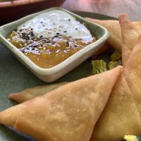Samosas (10/10!)  at Veganees in Amsterdam