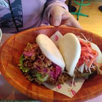Bao buns at Veganees in Amsterdam