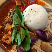 Mapo tofu at Veganees in Amsterdam