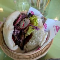Shitake bao at Veganees in Amsterdam