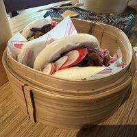 Bao buns  at Veganees in Amsterdam