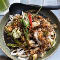 Noodles, boring and too sweet, no spicy at all   at Veganees in Amsterdam