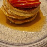 Japanese fluffy pancakes at Veganees in Amsterdam