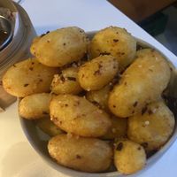Szechuan potatoes   at Veganees in Amsterdam