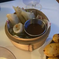 Spring rolls  at Veganees in Amsterdam